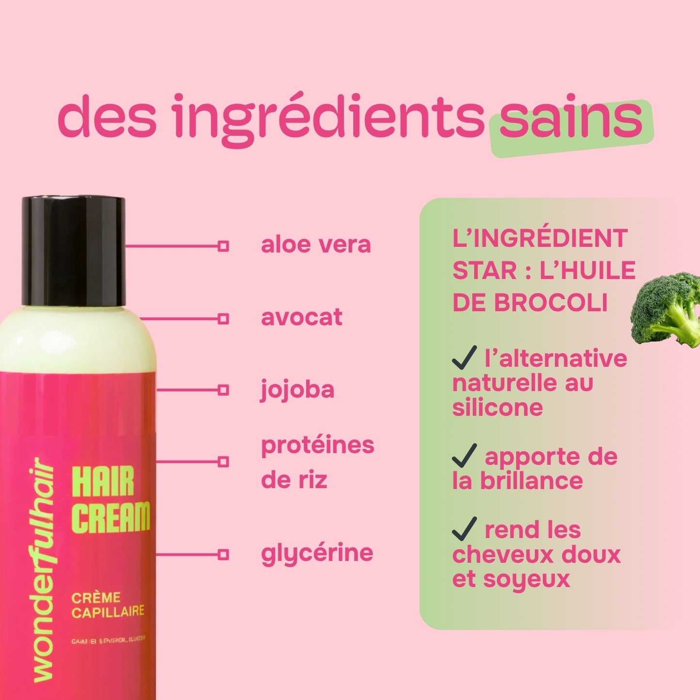 Crème hydratante et croissance Cheveux Crépus - Long hair cream 200ml - Wonderful Hair