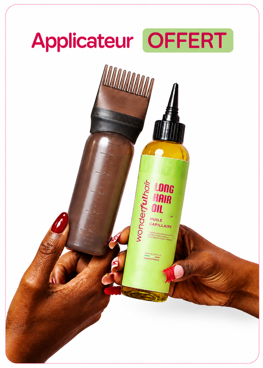 Huile nourrissante et pousse cheveux crépus - Élixir Long hair oil 200ml - Wonderful hair
