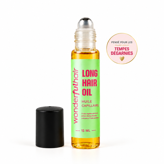 Roll-on huile accélératrice de pousse cheveux crépus - Baby hair boost oil 15ml - Wonderful hair